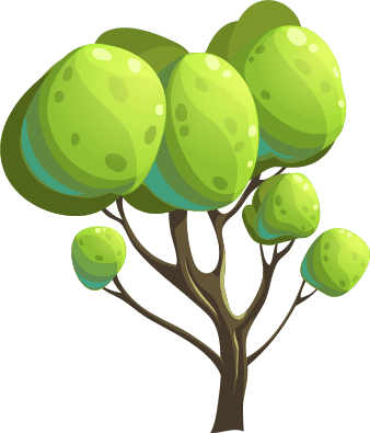 cartoon tree